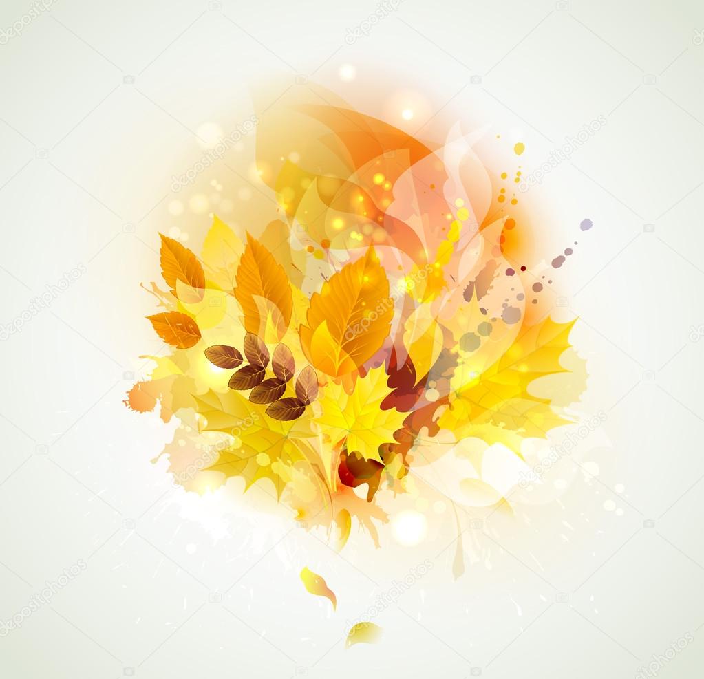 Autumn color composition