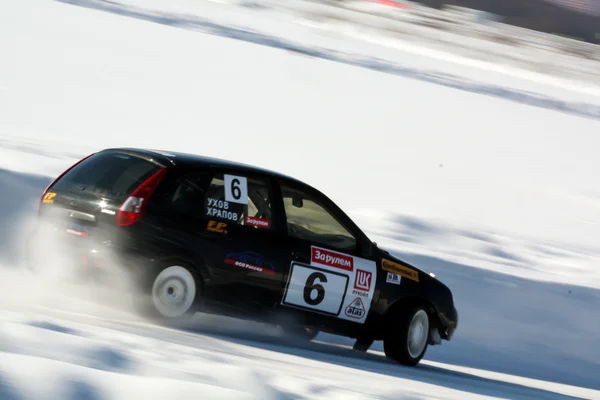 Campeonato de rally de invierno — Foto de Stock