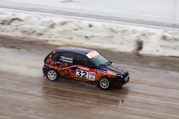 Vinter rally championship — Stockfoto