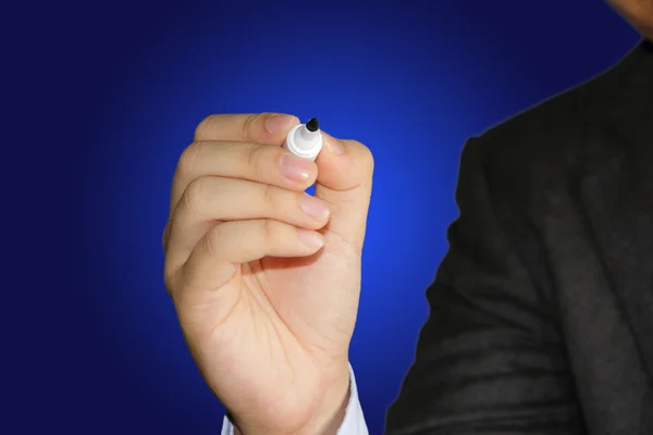 Businessman writing — Stock Photo, Image