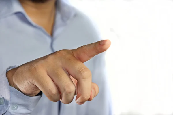 Pointing finger — Stock Photo, Image