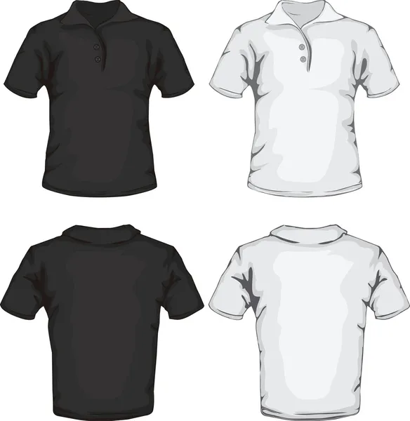 Projeto de modelo de camisa Polo —  Vetores de Stock