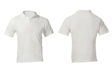 Men s Blank White Polo Shirt Template Stock Photo airdone 37674445
