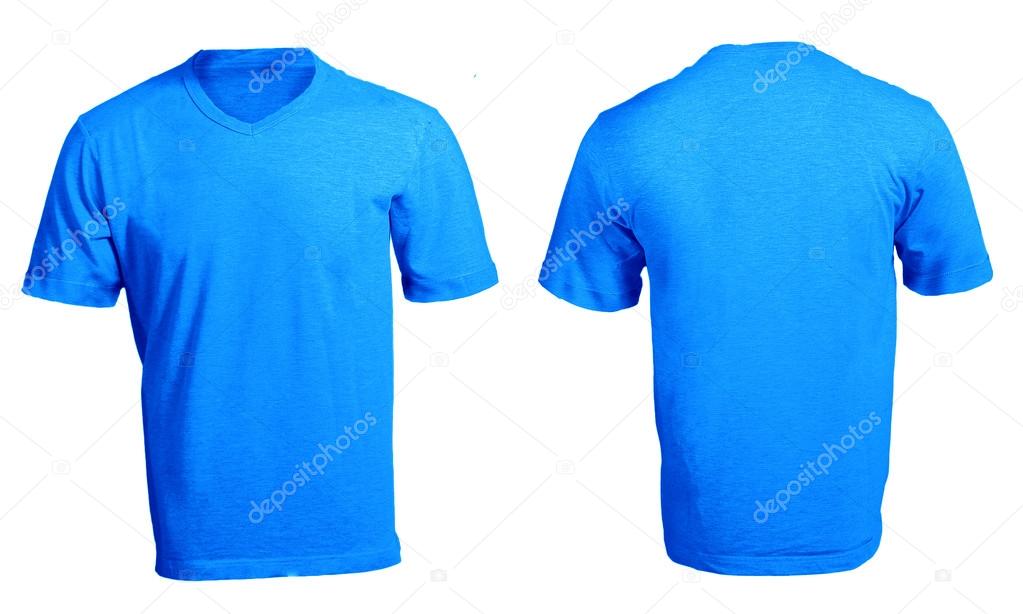 blue shirt blank