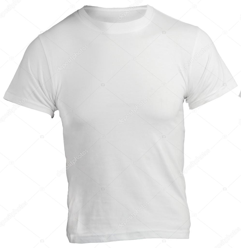 Men's Blank White Shirt Template