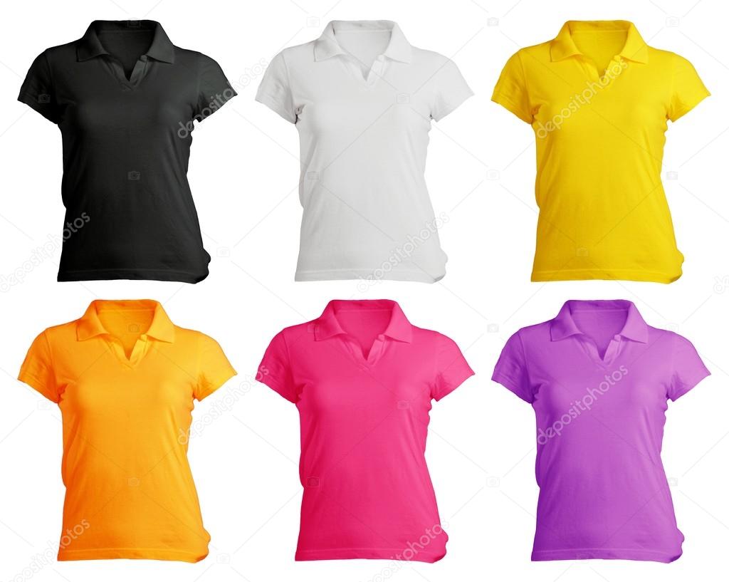 Women s Blank Polo Shirt Template Stock Photo airdone 37684819