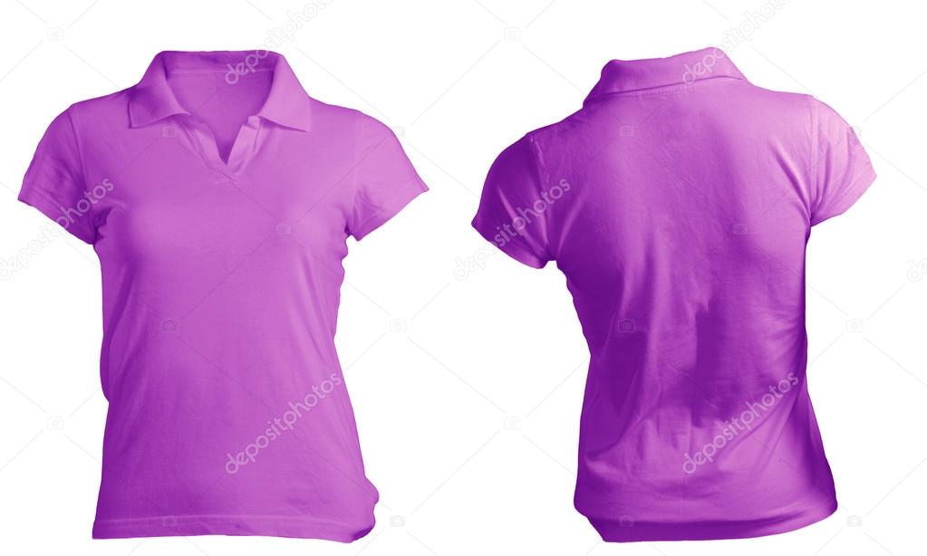 purple polo shirt womens