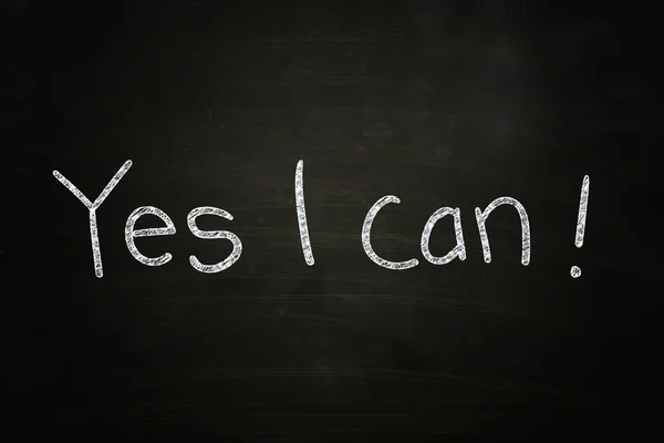 Sim, posso. — Fotografia de Stock