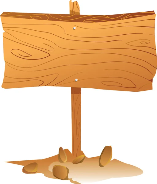 Tablero de madera — Vector de stock
