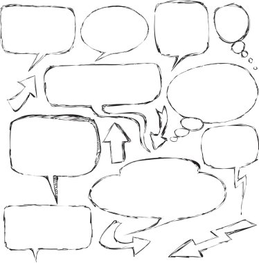 Balon diyalog doodle