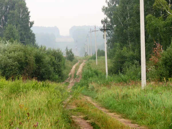 Polną drogą — Zdjęcie stockowe