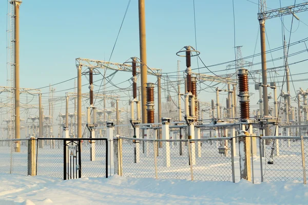 Subestação de energia — Fotografia de Stock