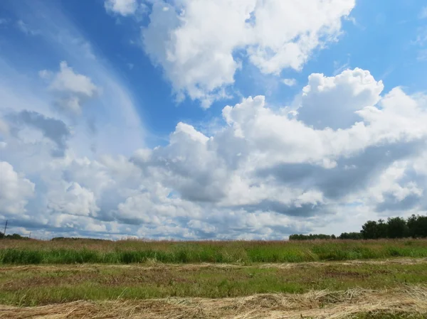 Hemel en steppe — Stockfoto