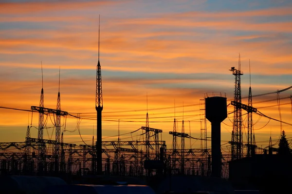 Subestação elétrica — Fotografia de Stock