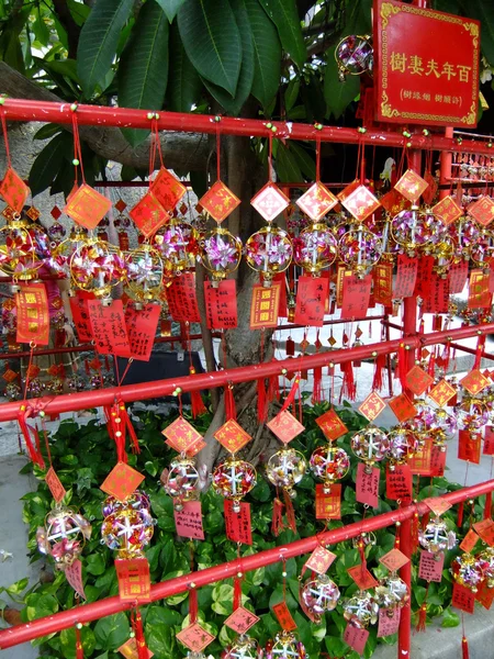 Náboženské ozdoby,-ma temple, Macao — Stock fotografie