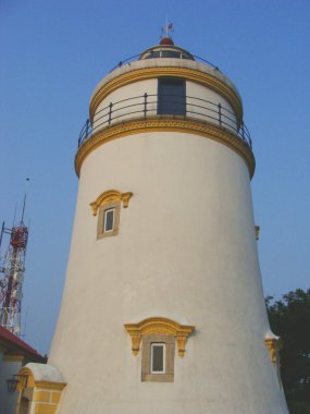 Şapel ve deniz feneri guia kale, Makao, Çin