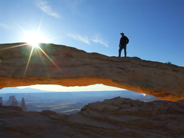 Arco di Mesa, canyonlands national park, nello utah, usa — Foto Stock
