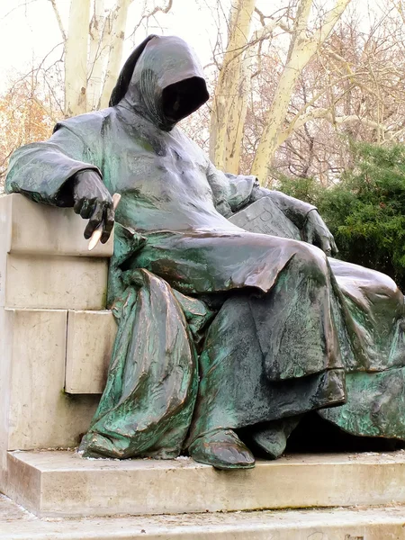 Standbeeld van anonieme, stadspark, budapest, Hongarije — Stockfoto