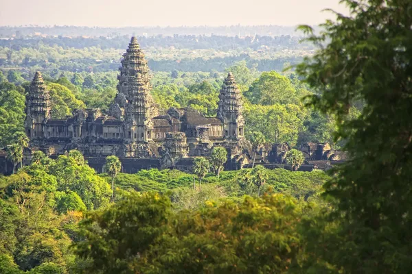 Angkor wat chrám, siem sklizeň, Kambodža Stock Snímky