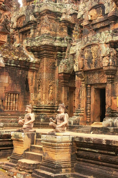 Banteay srey tempel, angkor-området, siem reap, Kambodja — Stockfoto