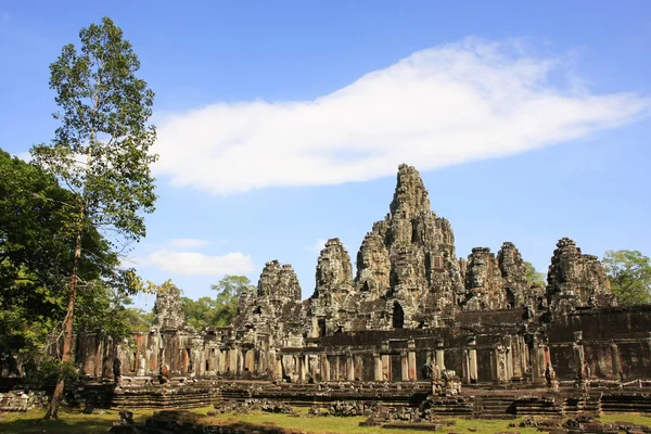 Świątynia Bajon, angkor obszar, siem reap, Kambodża — Zdjęcie stockowe