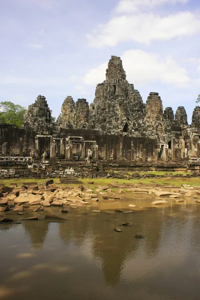 Bayon tempel, angkor gebied, siem reap, Cambodja — Stockfoto