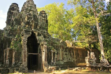 angkor zafer kapısı thom, angkor alan, siem reap, Kamboçya