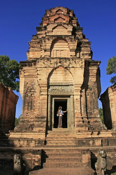 Prasat kravan tempel, angkor-området, Kambodja — Stockfoto