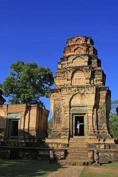 Prasat kravan tempel, angkor-området, Kambodja — Stockfoto