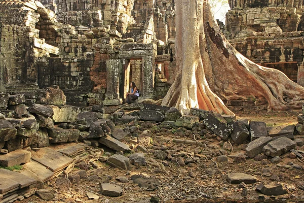 Banteay Kdei temple, Angkor area, Siem Reap, Cambodia — Stock fotografie