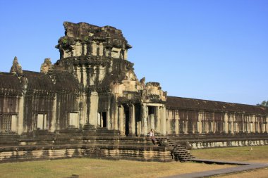iç angkor wat Tapınağı, siem reap, Kamboçya