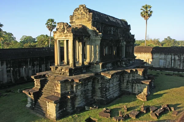 Interieur van de tempel van angkor wat, siem reap, Cambodja — Stockfoto