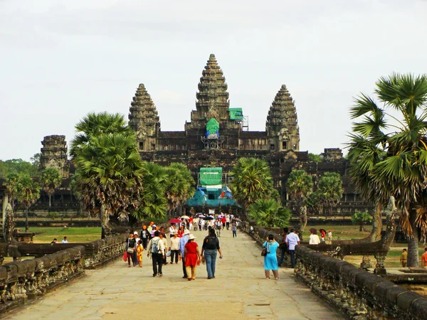 Angkor wat templo, siem cosechar, cambodia —  Fotos de Stock