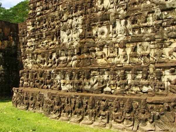 Terrazza del Re Lebbroso, Angkor Thom, Cambogia — Foto Stock