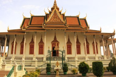 Gümüş pagoda, Kraliyet Sarayı, phnom penh, Kamboçya