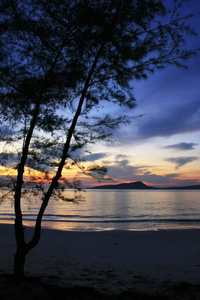 Sunrise at Koh Rong island, Cambodia — Stock Photo, Image