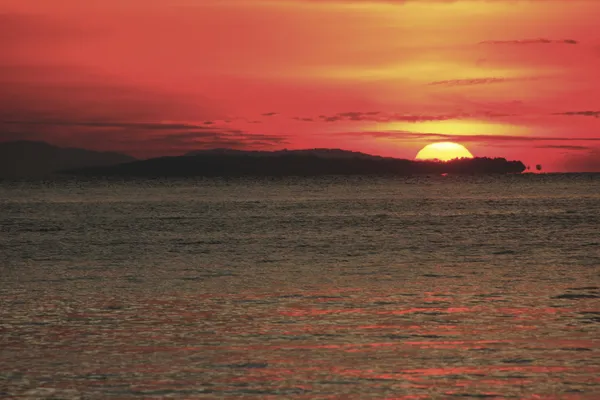 Sunrise at Koh Rong island, Cambodge — Photo