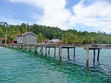 iskeleye koh rong Adası, Kamboçya
