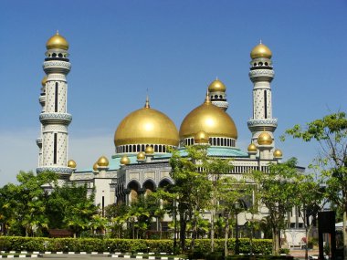 Jame'asr Hassanil Bolkiah Mosque, Bandar Seri Begawan, Brunei clipart