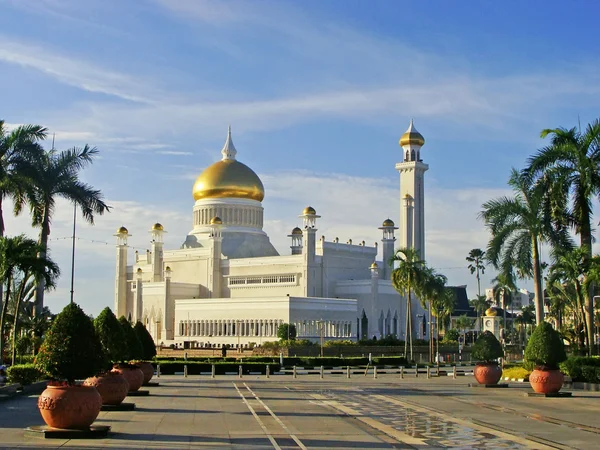 Sultan Omar Ali Saifudding mecset, Bandar Seri Begawan, Brunei Szultánság — Stock Fotó