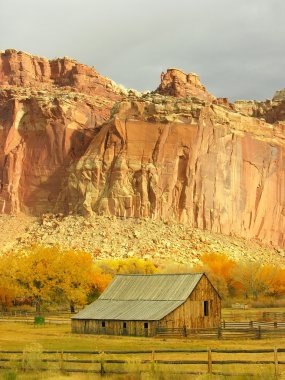 Gifford ahır, capitol resif Milli Parkı, utah, ABD