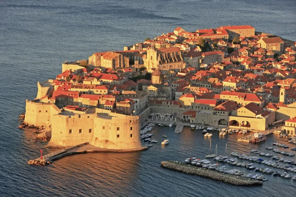 Porto vecchio di Dubrovnik, Croazia — Foto Stock