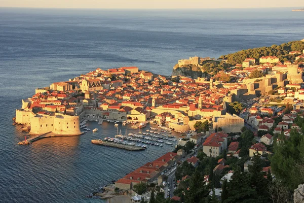 Régi kikötő: Dubrovnik, Horvátország — Stock Fotó