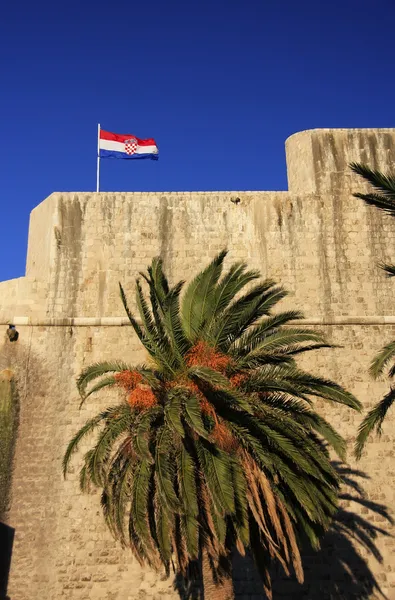 City walls of Dubrovnik, Croatia — Stock Photo, Image