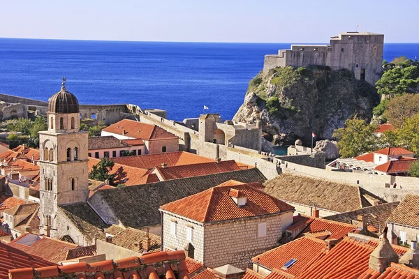 Fortaleza de San Lorenzo y ciudad de Dubrovnik, Croacia — Foto de Stock