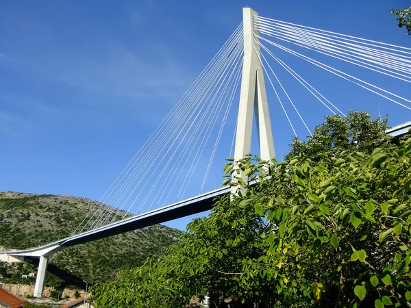 Frank tudman's bridge, dubrovnik, Hırvatistan — Stok fotoğraf