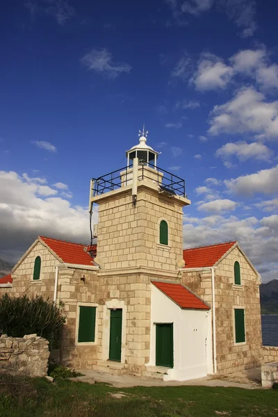 Vuurtoren op hvar eiland, Kroatië — Stockfoto