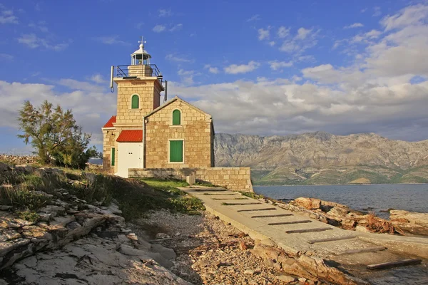 Világítótorony, Hvar sziget, Horvátország — Stock Fotó