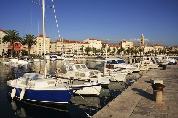 Puerto de la ciudad, Split, Croacia — Foto de Stock