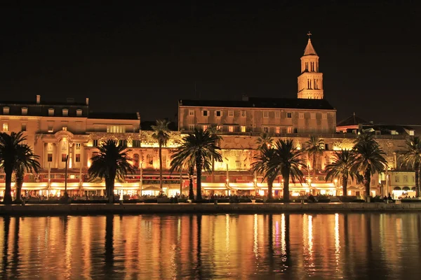 Palácio de Diocleciano, Split waterfront, Croácia — Fotografia de Stock